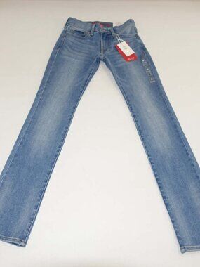 Lucky Brand Women's Sweet Mid Rise Straight Jeans 00 / 24 Regular NWT Light Wash